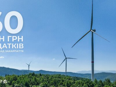 Вітряки принесли громадам Закарпаття понад 60 мільйонів: куди пішли гроші за 8 місяців