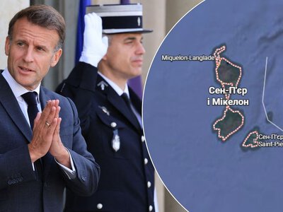 У людей дивні думки: Макрон різко відповів на зазіхання Трампа на французькі острови