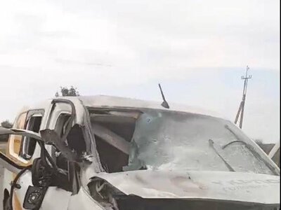 Ворожий дрон атакував пересувне відділення «Укрпошти» на Сумщині: двоє працівників тяжко поранені + Фото