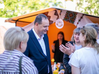 Руслан Марцінків відвідав благодійний ярмарок на мікрорайоні БАМ