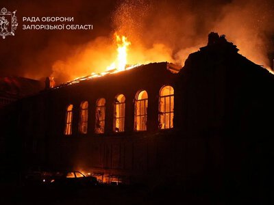 Росіяни вдарили по найстарішому корпусу Запорізького національного університету