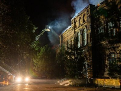 Нічний обстріл Запоріжжя: ворог знищив історичну будівлю університету