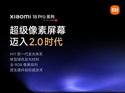Xiaomi 18 Pro: новий екран Super Pixel 2.0