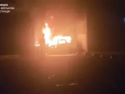 Російський дрон знищив авто у Центральному районі Херсона