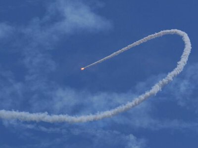 Швидкісний об’єкт вибухнув: в Києві спалахнула пожежа