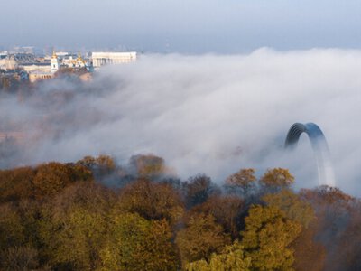 Бруд і пил накрили весь Київ: який стан повітря, - ФОТО