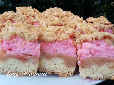 Пляцок з яблуками і киселем - Simya