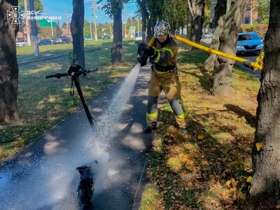 За добу на Вінниччині рятувальники загасили чотири пожежі: горіли будинок, квартира та електросамокат