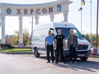 Херсонський водоканал отримав Mercedes-Benz Sprinter від німецької організації