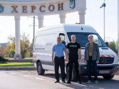 Херсонський водоканал отримав автомобіль Mercedes-Benz Sprinter від німецьких благодійників