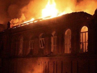 росіяни знищили найстаріший корпус Запорізького національного університету.
