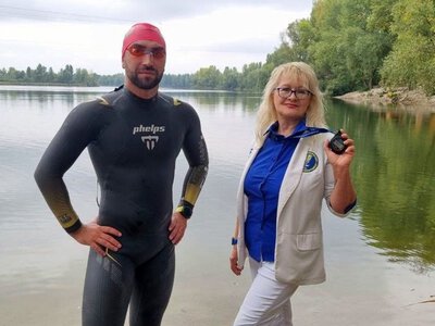 Український ультраплавець встановив шалений рекорд запливу на 100 км на відкритій воді