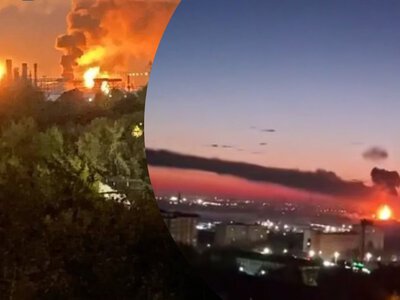 Після атаки знову палає Куйбишевський НПЗ у Самарі