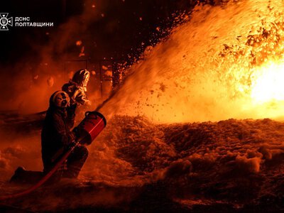 Уночі росіяни масовано атакували Полтавщину: у Кременчуцькому районі є влучання