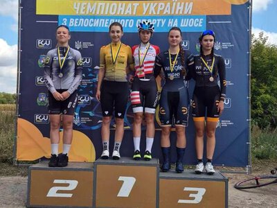 Спортсменка з Полтавщини Дар’я Яценко здобула три нагороди на чемпіонаті України з велоспорту