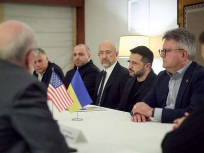 Українська делегація очолювана Зеленським у Нью-Йорку зустрілася із сенаторами США