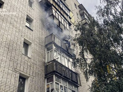 Під час ліквідації пожежі шосткинські вогнеборці врятували людину + Фото