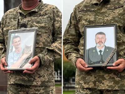 В останню дорогу у Рівному провели Захисників Миколу Макарова і Василя Бесарабчика