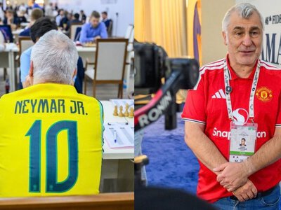 Футбольне джерсі під кожного суперника: Василь Іванчук підкорює шахову Олімпіаду своїм стилем
