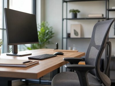Як правильно розташувати монітор і ноутбук для роботи без напруження