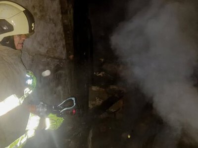 Вінницькі рятувальники врятували житло господині - згорів лише сарай