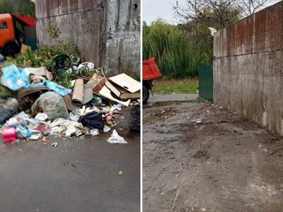 На Рівненщині ліквідували стихійне сміттєзвалище біля річки Замчисько
