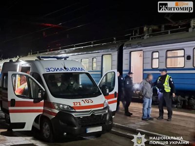 У Чуднівській громаді затримали 66-річного пасажира електрички: вдарив ножем чоловіка
