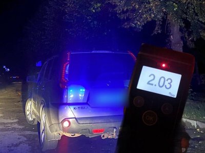 На Волині зупинили водія, у якого рівень алкоголю перевищив норму в понад 10 разів