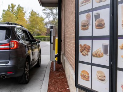 McDonald’s тестує рекламу сторонніх брендів у меню Drive-Thru
