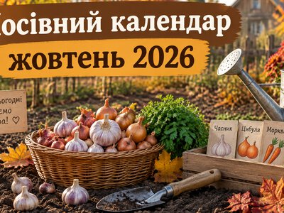 Посівний календар на жовтень 2026: що і коли потрібно посадити до морозів