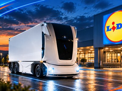 Без кабіни та водія: німецький супермаркет Lidl випустив на дороги безпілотну фуру (ВІДЕО)