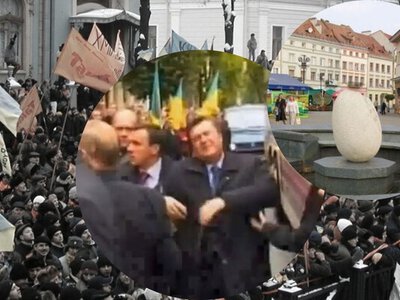 Історичний сніданок в Івано-Франківську: чому сире яйце зварило Януковича, а не навпаки
