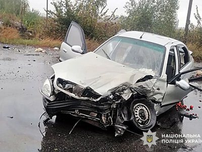 На Полтавщині зіткнулися Volkswagen і ЗАЗ: п’ятеро людей у лікарні