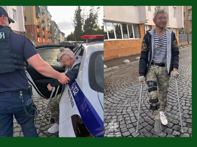 У Мукачеві патрульні допомогли військовослужбовцю дістатися до лікаря