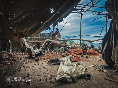 Шість працівників агропідприємства загинули на Харківщині через удар РФ