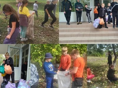 Ліцеїсти в Мильчі долучилися до збору вторсировини на підтримку ЗСУ