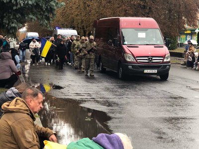 На Маньківщині попрощалися із загиблим на фронті захисником