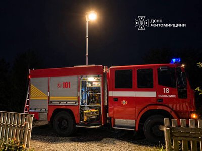 На Звягельщині під час пожежі в оселі, ймовірно спричиненої увімкненою на ніч сушаркою для грибів, травмувалася жінка