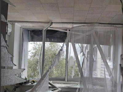 В Одесі внаслідок російської атаки пошкоджено лікарню в Хаджибейському районі