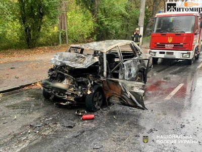 ДТП з тролейбусом на Вітрука у Житомирі: поліція підтвердила загибель двох чоловіків у ВАЗі