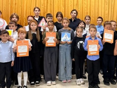 Окупанти провели для школярів Генічеська урок із безпеки дорожнього руху