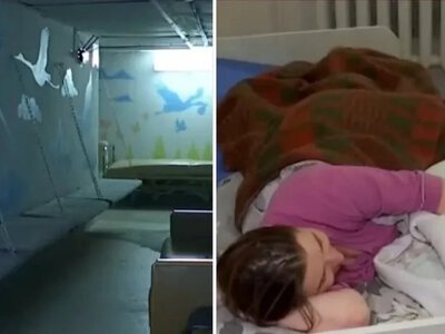 У Києві жінка народила сина в укритті під час атаки