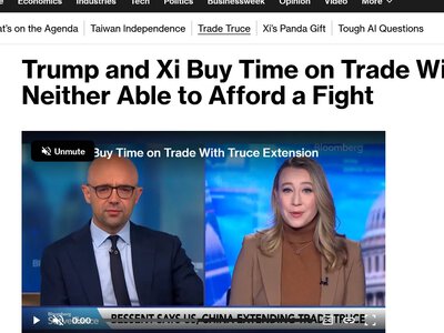 США та Китай продовжили торгове перемир’я – Bloomberg