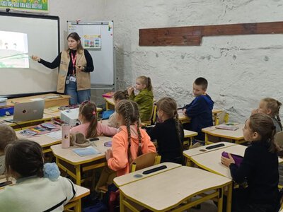 У Кролевецькій гімназії №5 провели заняття з мінної безпеки