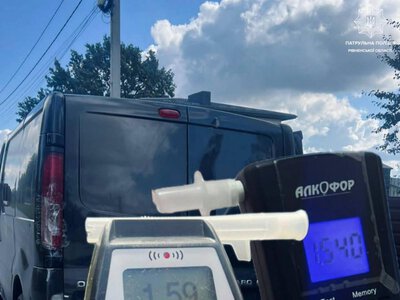 На Дубенщині водій двічі пройшов огляд на алкоголь: обидва результати позитивні