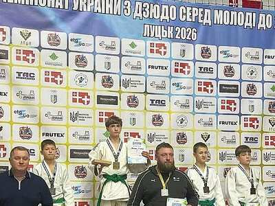 Миколаївський дзюдоїст став чемпіоном України серед спортсменів до 15 років