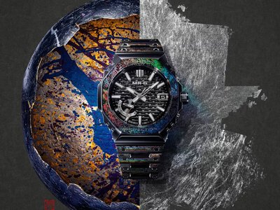 Casio представила лімітований годинник G-SHOCK MRG-B2100HR-1A із платиновим циферблатом