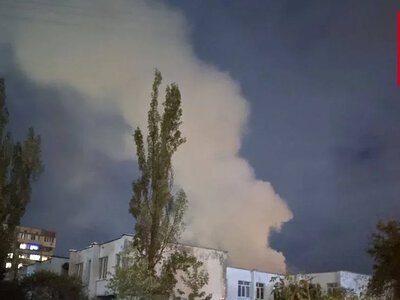 У Києві через падіння безпілотника спалахнув дитячий садок