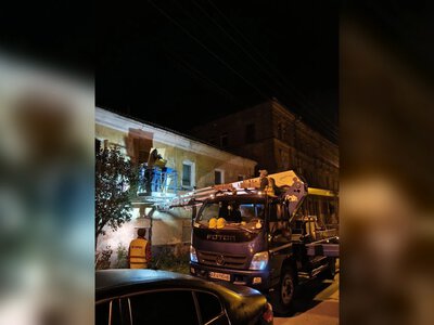 Нічний удар БпЛА по Харкову: комунальники вже закрили усі пошкоджені вікна