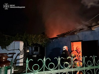 Суха трава, будинки та гараж: на Миколаївщині за добу рятувальники загасили шість пожеж